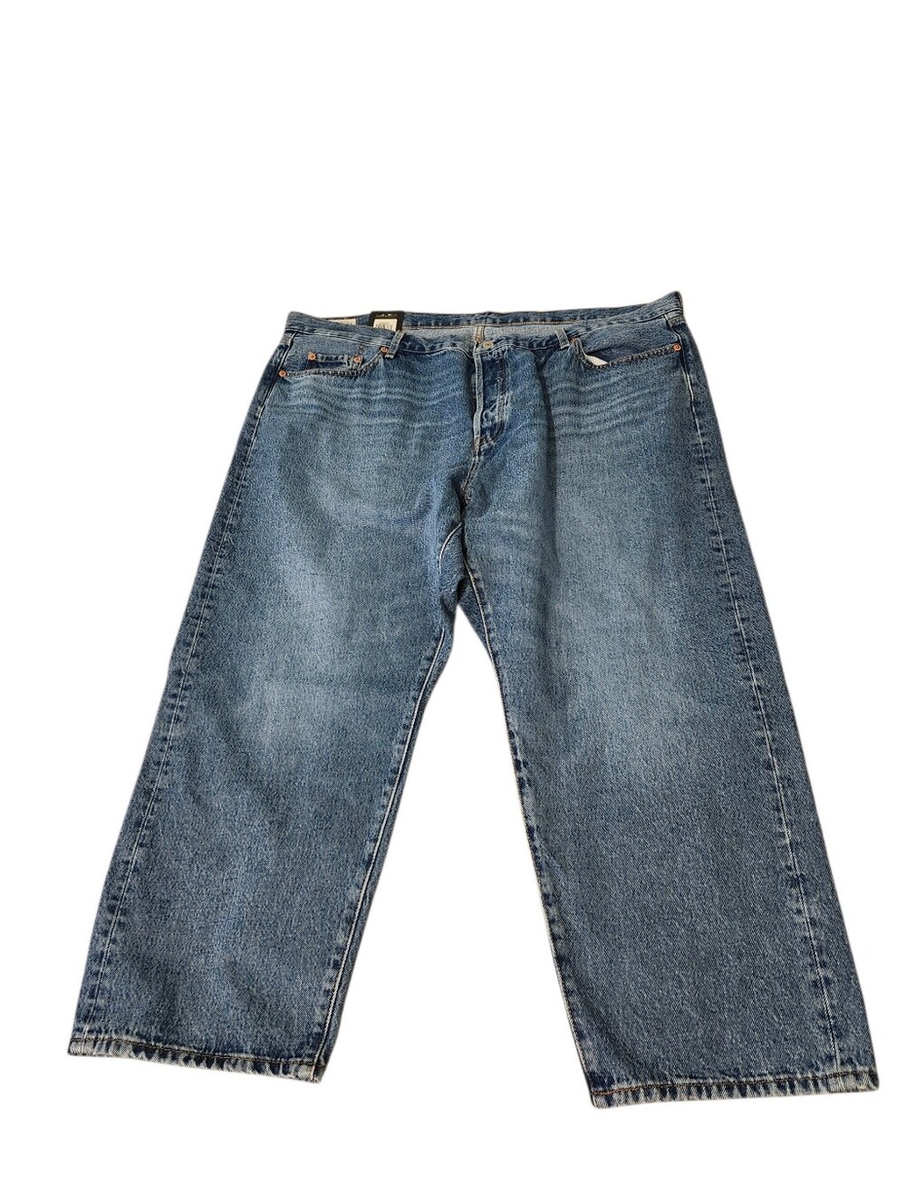 Levi's 501 Button Fly Cropped Jeans - 22W Relaxed Fit